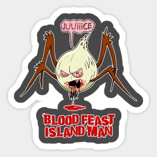 Blood Feast Island Man Sticker